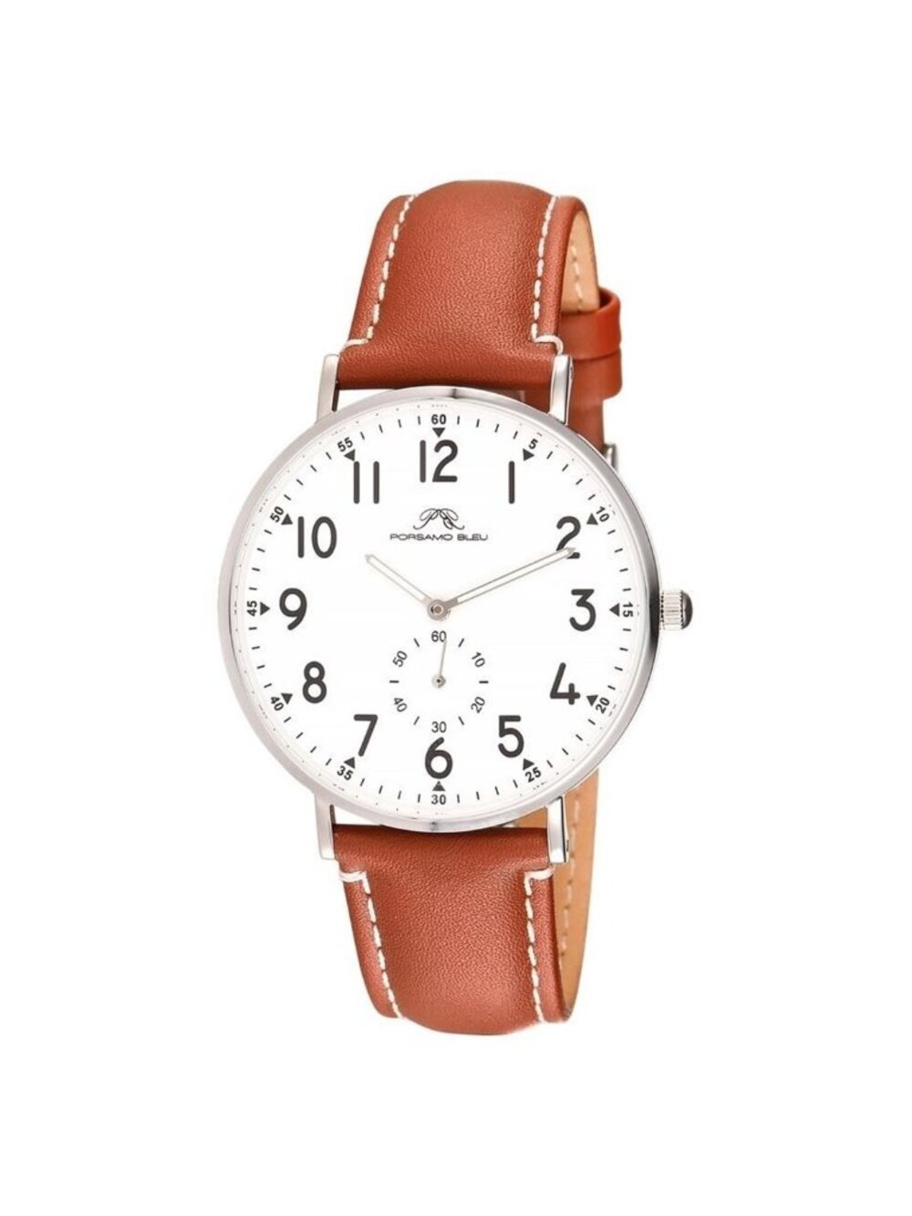 NWT Porsamo Bleu Rowan Quartz White Dial Men's Watch